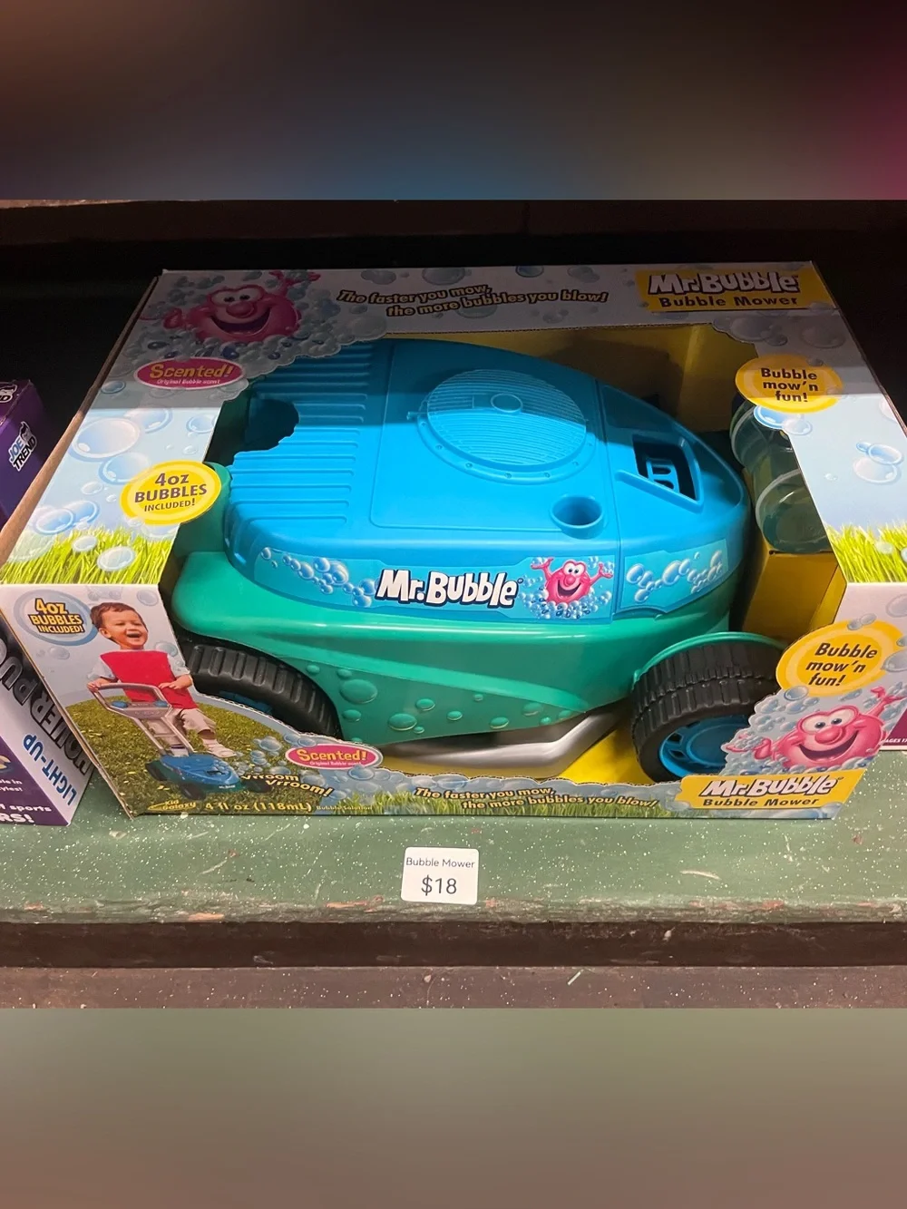 Bubble Mower Toy - Blue/Teal